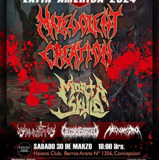 Malevolent Creation y Morta Skuld por fin en Concepción