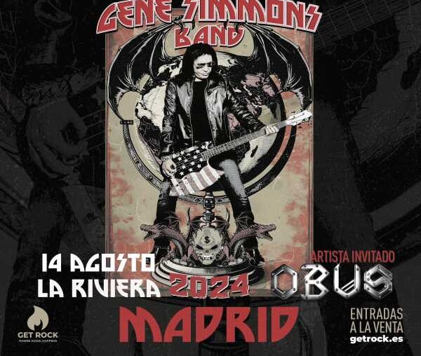 Os recordamos que Gene Simmons Band actuará en Madrid el próximo 14 de agosto