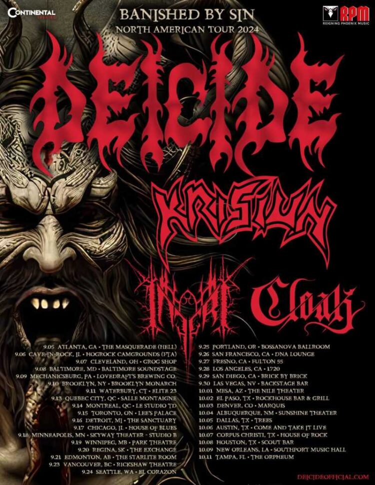 Deicide - "Banished By Sin Tour"