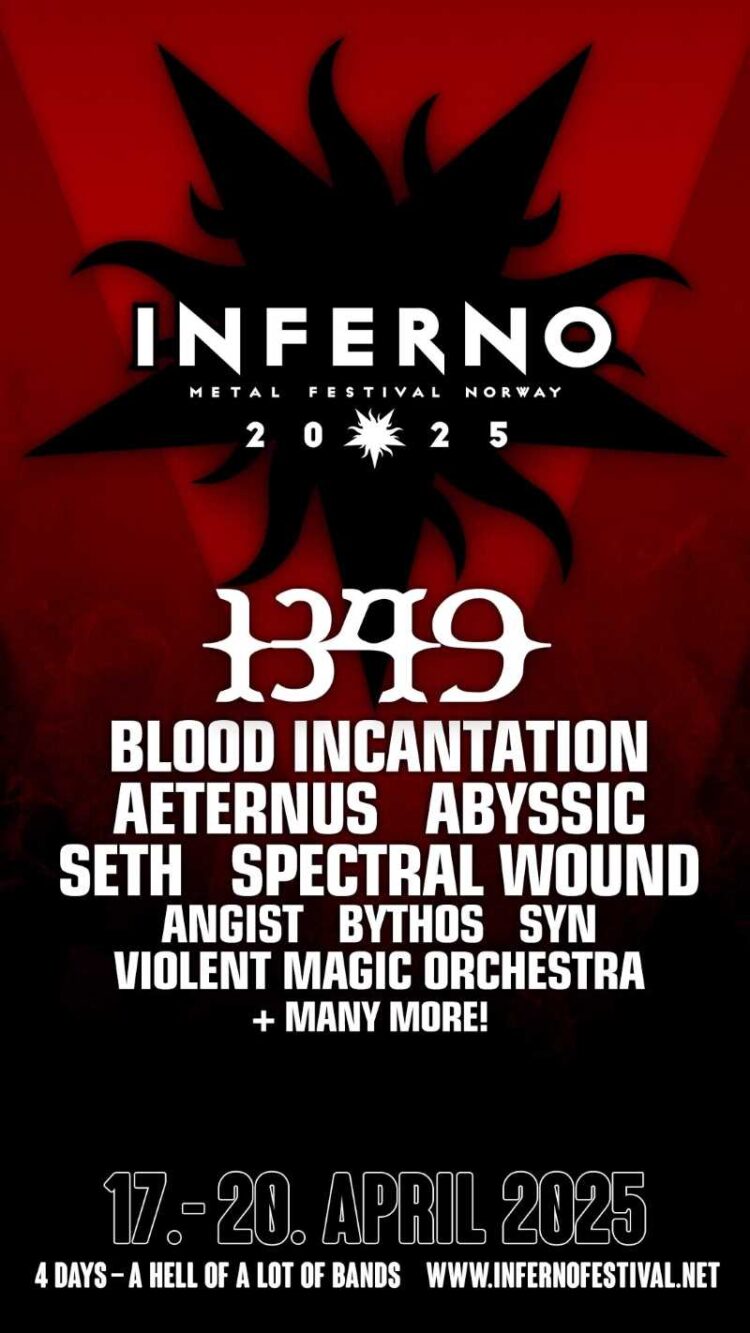 Primeras confirmaciones del Inferno Metal Festival 2025 Eternal Metal