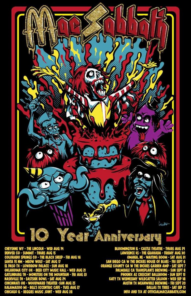 Mac Sabbath 10 Year Anniversary s