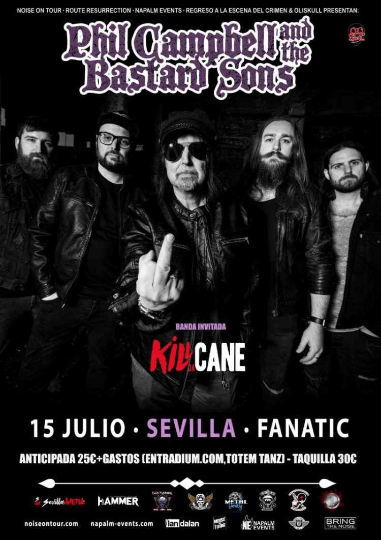 Phil Campbell and The Bastard Sons en Sevilla