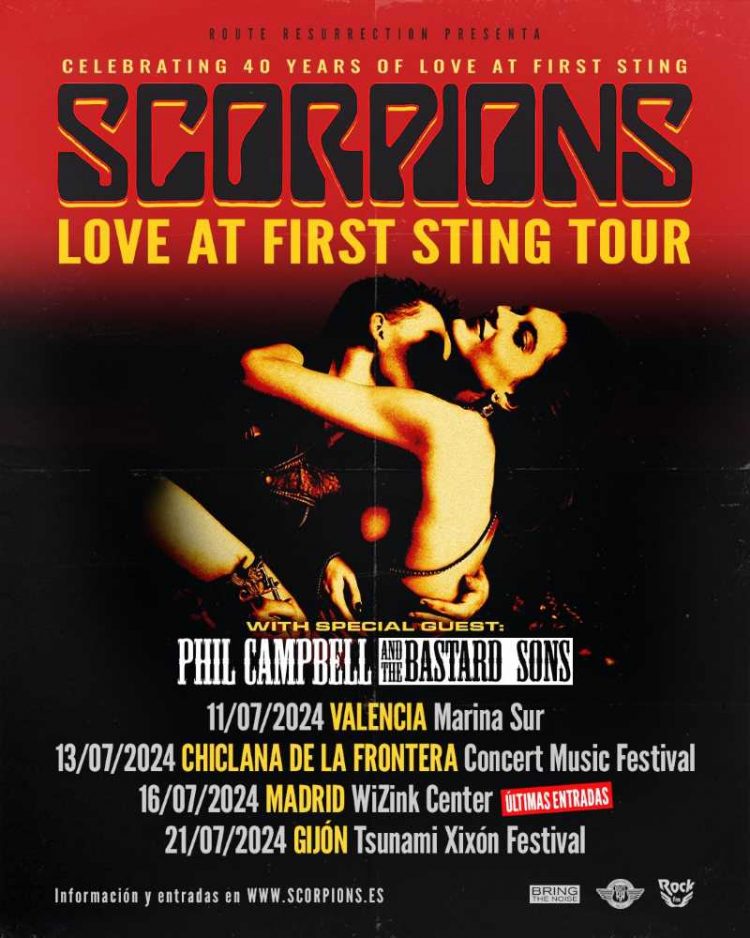 Scorpions - "Love At First Sting Tour 2024"