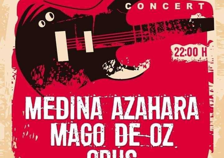 Medina Azahara, Mägo de Oz y Obús este jueves 22 de agosto en la Feria de Almería