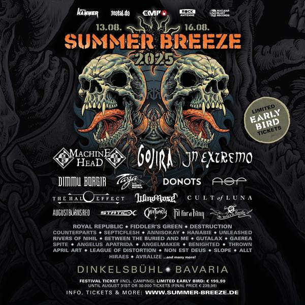 Primeras confirmaciones del Summer Breeze 2025 Eternal Metal