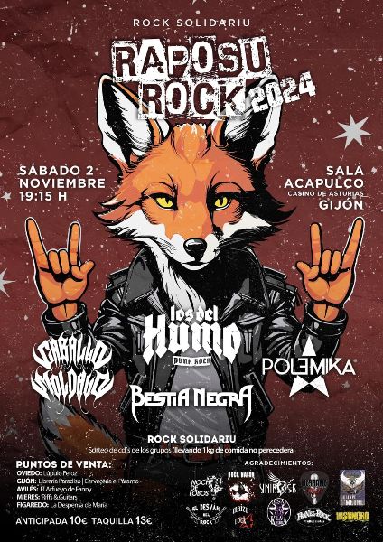 Raposu Rock 2024: Desvelado cartel