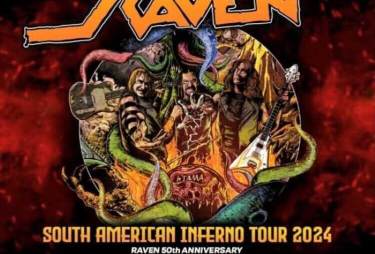 Fechas del “South American Inferno Tour 2024” de Raven