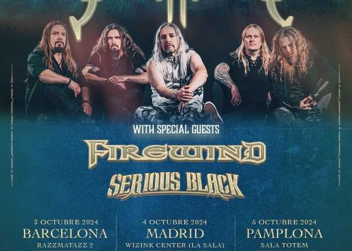 Ultimas entradas a la venta para la gira de Sonata Arctica y horarios de Barcelona, Madrid y Pamplona