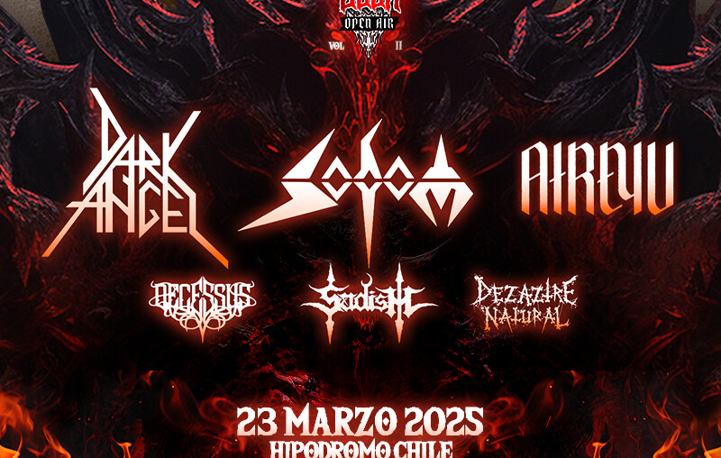 Dark Angel, Atreyu y Dezaztre Natural cierran el cartel de “METAL BEER 2025” 23 de marzo 2025 Hipódromo Chile