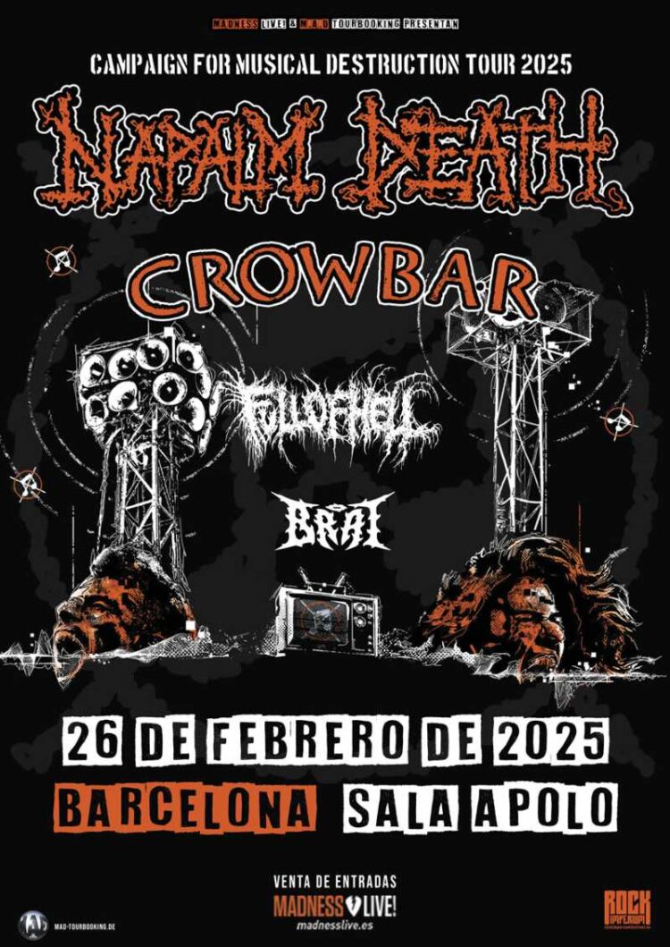 Napalm Death en Barcelona