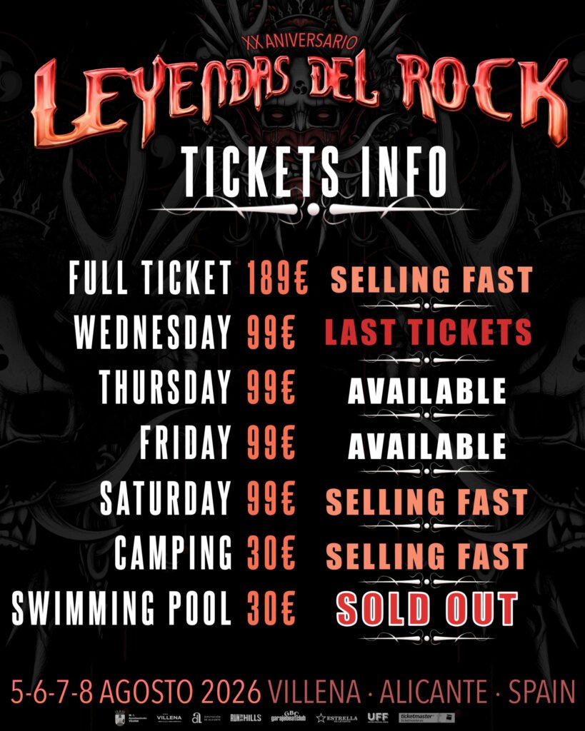 leyendas-del-rock-2026:-el-xx-aniversario-roza-el-«sold-out»-con-su-edicion-mas-ambiciosa-–-atanathos