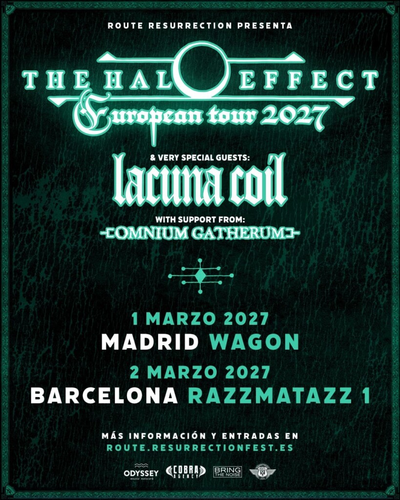 The Halo Effect y Lacuna Coil anuncian gira conjunta por España: Un homenaje al legado del metal europeo – Atanathos