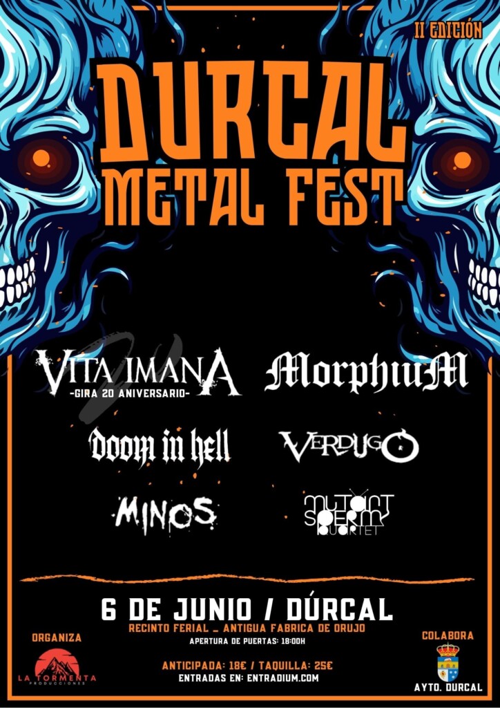 Vuelve el Dúrcal Metal Fest con un cartel demoledor para su segunda edición – Atanathos