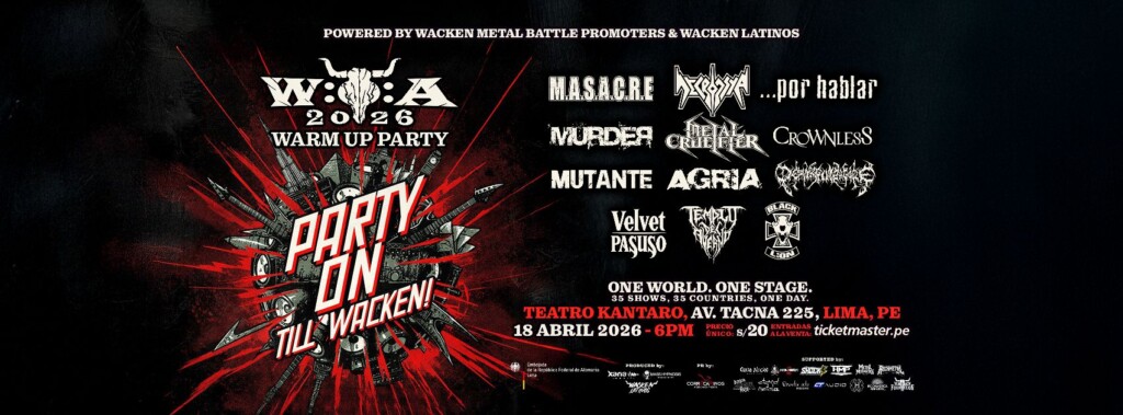 PERÚ DESATA EL CAOS EN EL WACKEN WARM UP PARTY