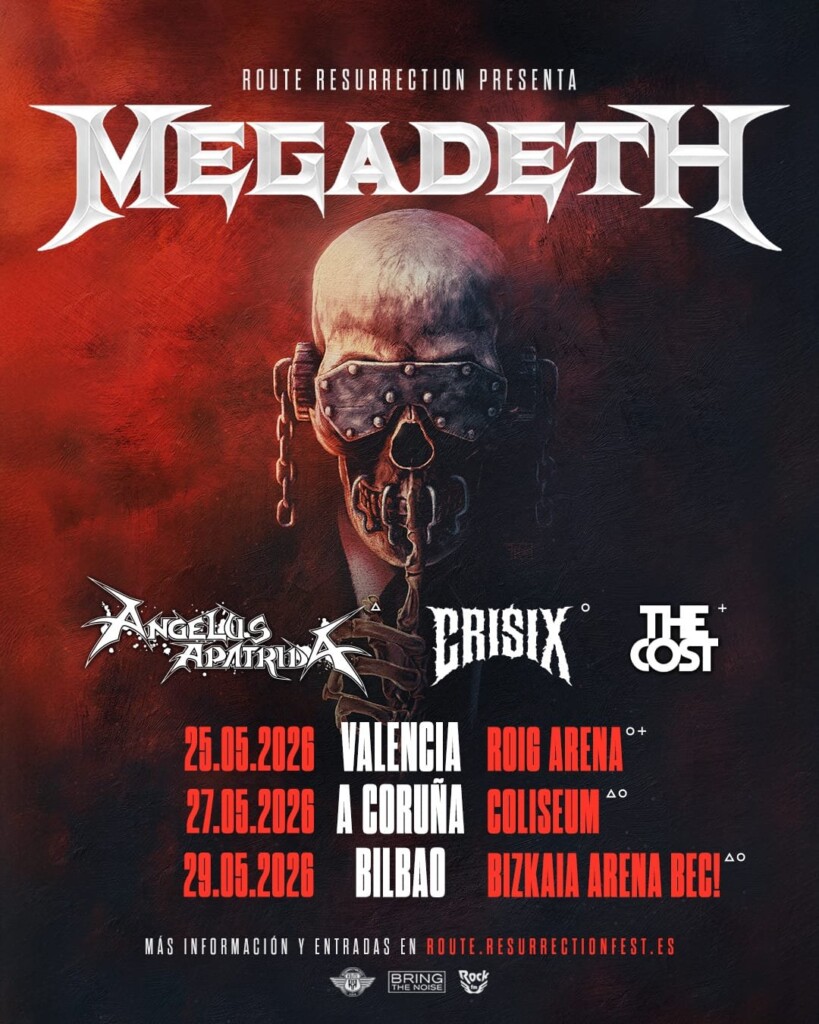 Megadeth anuncia invitados de lujo para “The Farewell Tour 2026” en España – Atanathos
