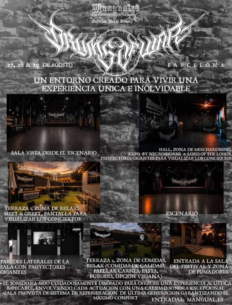 Drums of War Festival: Sonido premium, zonas relax y una experiencia extrema total – Atanathos