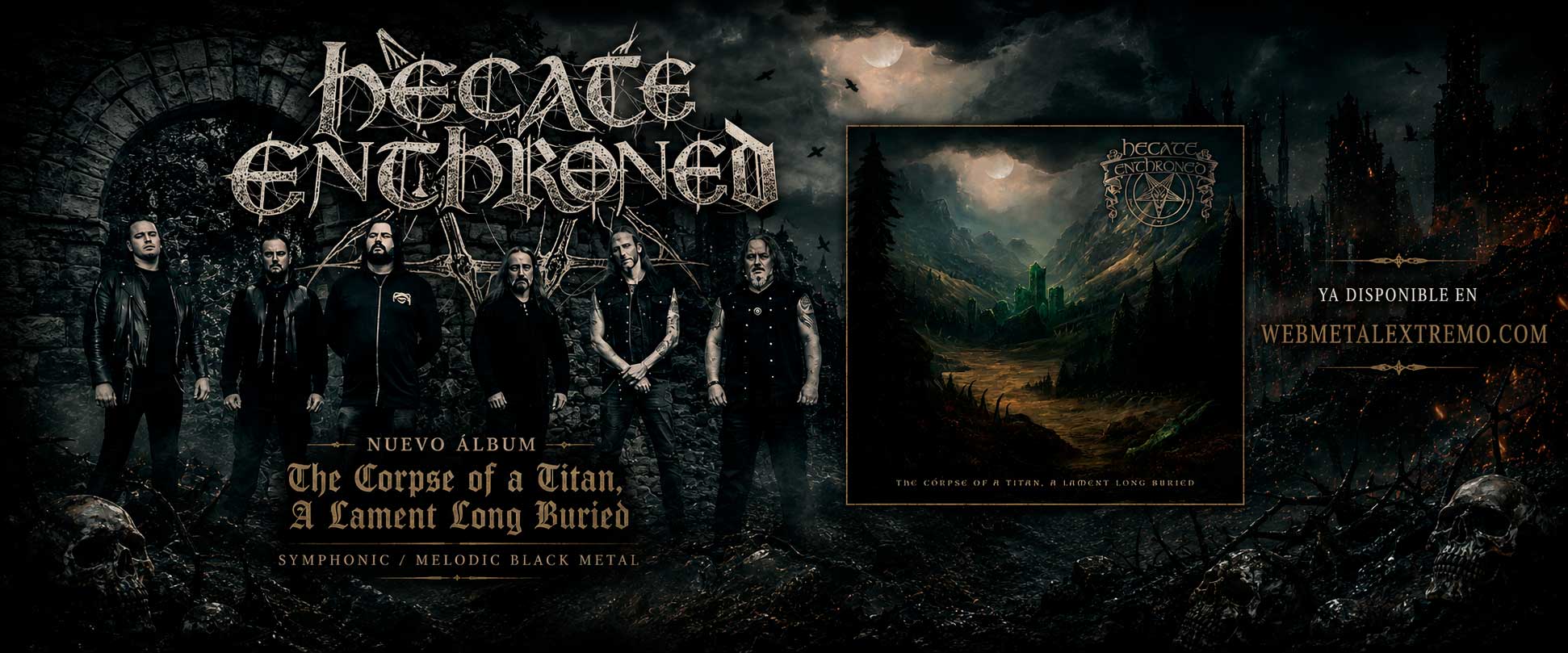 Hecate Enthroned regresan con “The Corpse of a Titan, A Lament Long Buried”