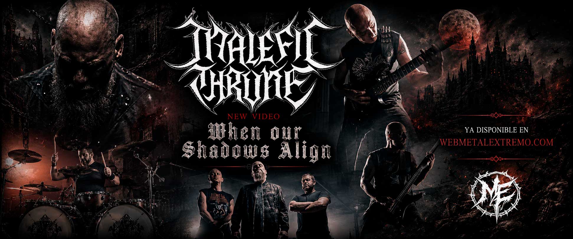 Malefic Throne lanza su primer video musical: When Our Shadows Align