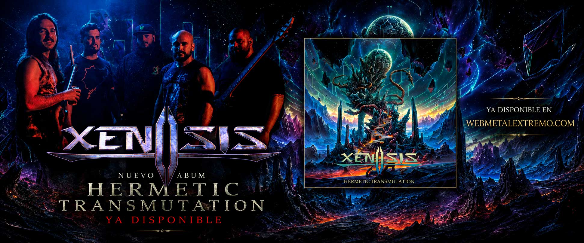 Xenosis amplían los límites de su sonido con “Hermetic Transmutation”