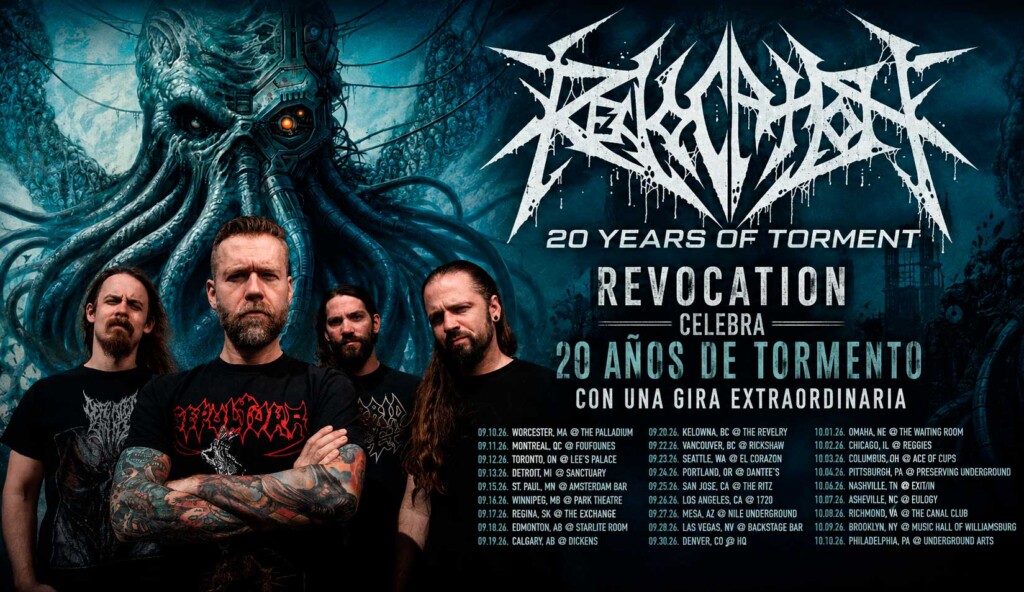 ¡Revocation celebra 20 años de tormento con una gira extraordinaria!