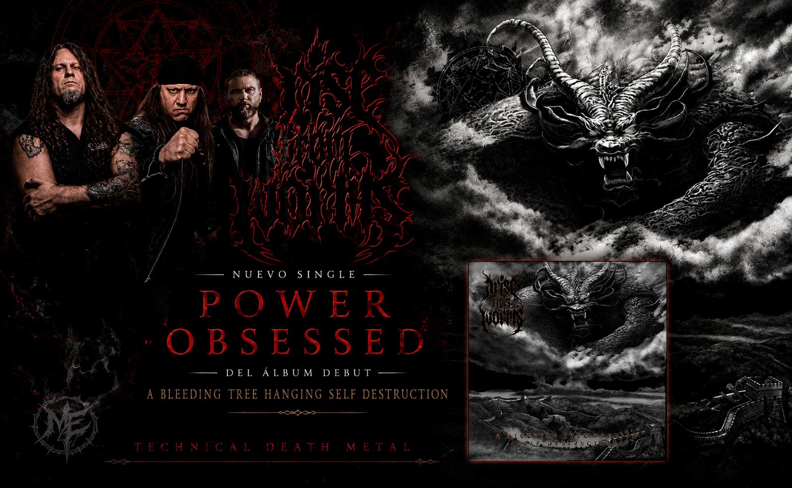Arise From Worms presenta su nuevo sencillo: “Power Obsessed”