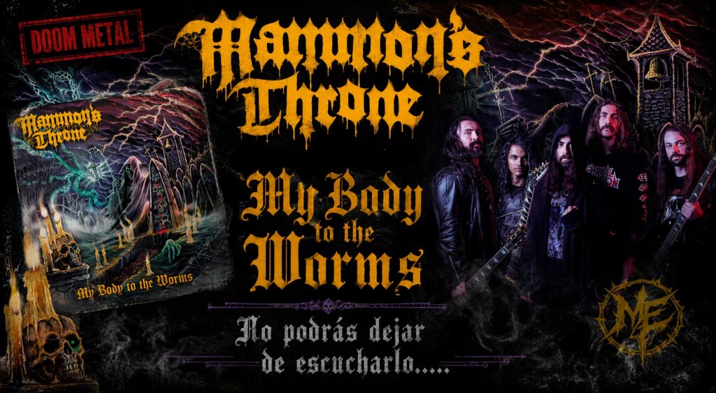 Mammon’s Throne presentan “My Body to the Worms”, su nuevo descenso a las profundidades del doom extremo