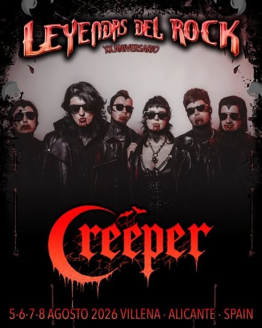 LEYENDAS DEL ROCK 2026: Of Mice & Men cancela su gira europea y Creeper ocupará su lugar en el XX Aniversario – Atanathos