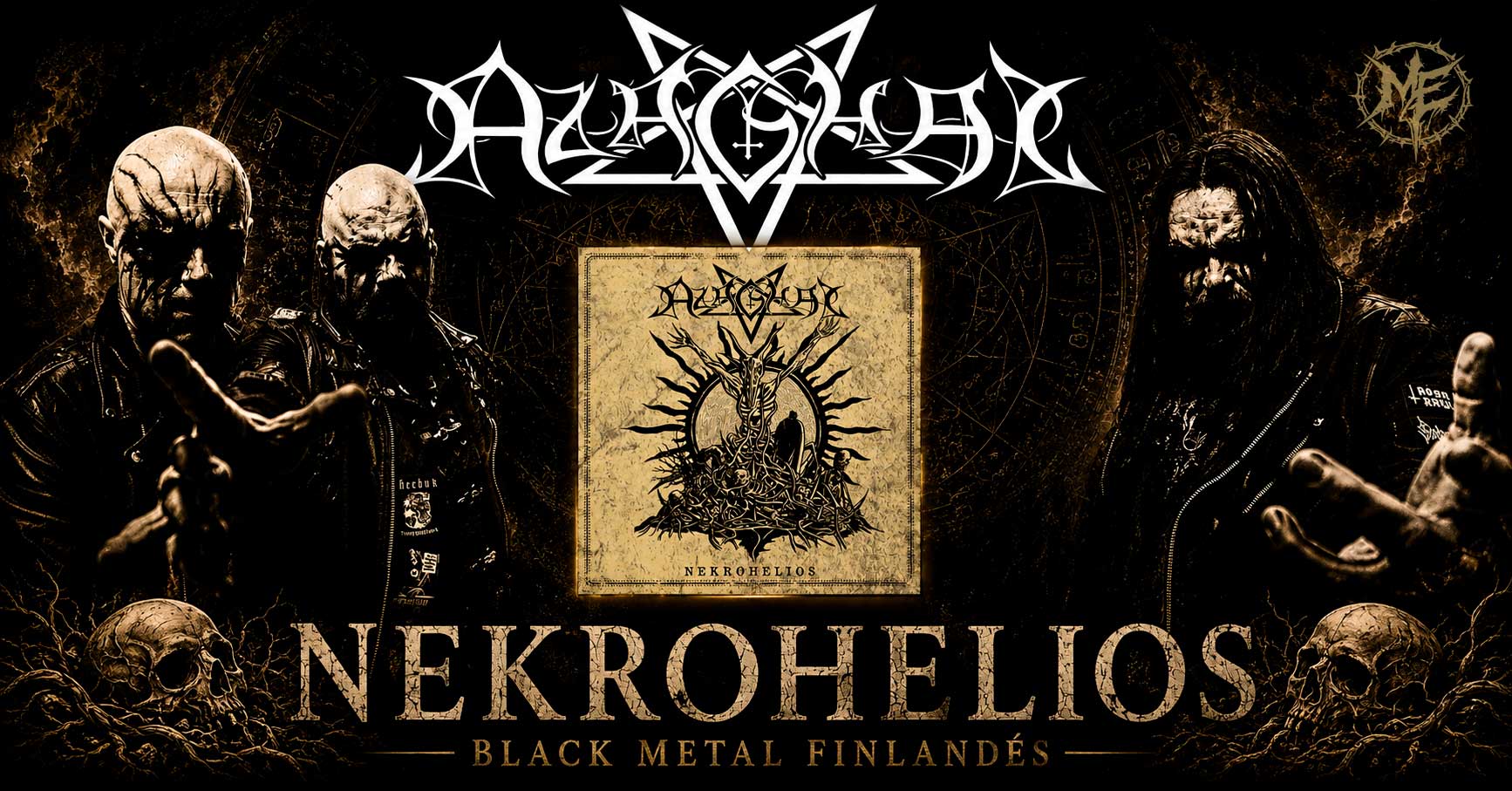 Azaghal regresan con “Nekrohelios”, una nueva descarga de black metal finlandés sin concesiones
