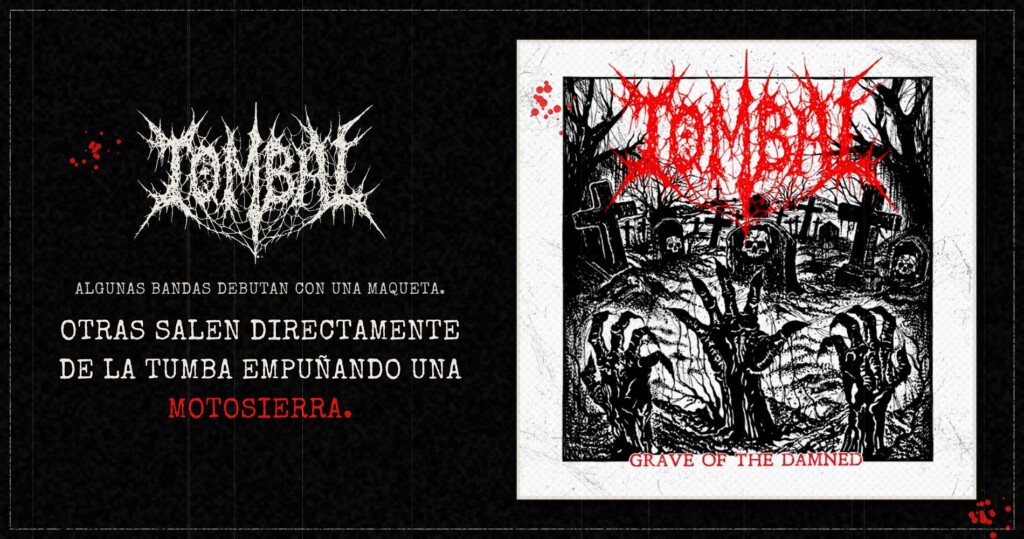 Tombal debutan con “Grave of the Damned” y ponen a Cerdeña en el mapa del death metal más podrido