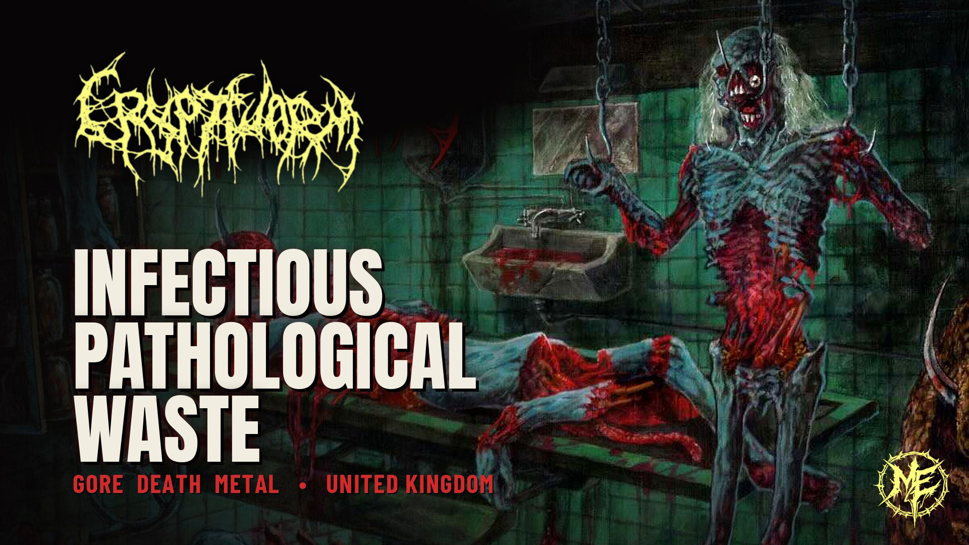 CRYPTWORM arrastra sus entrañas con “Infectious Pathological Waste”