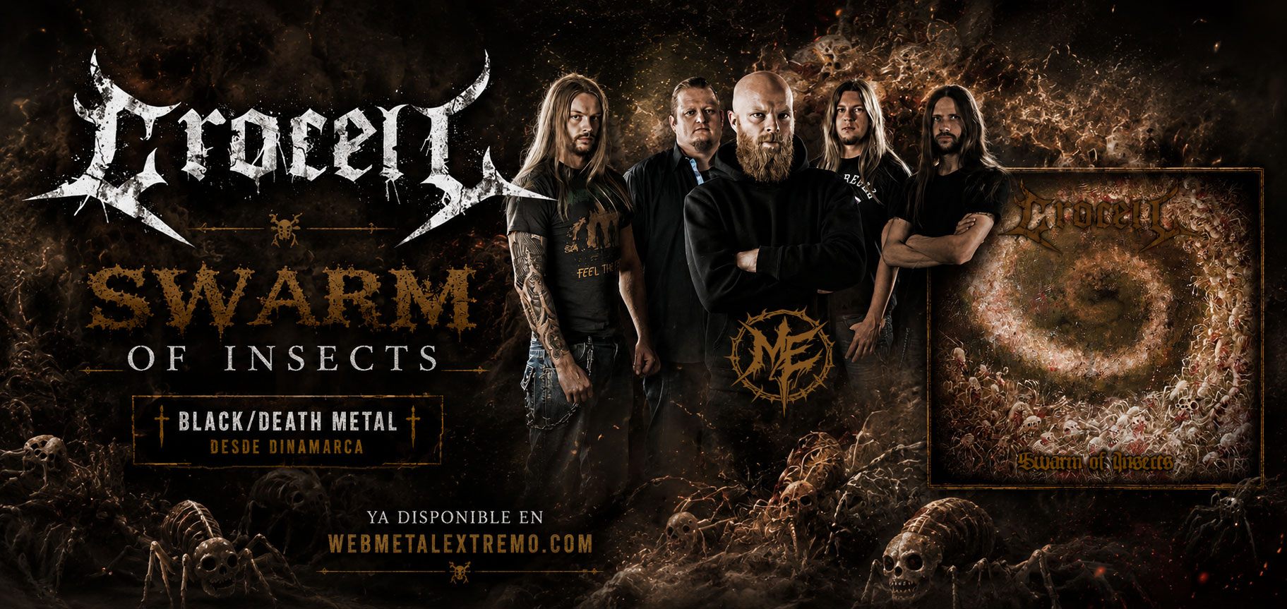 Crocell regresa con un enjambre de insectos y riffs implacables