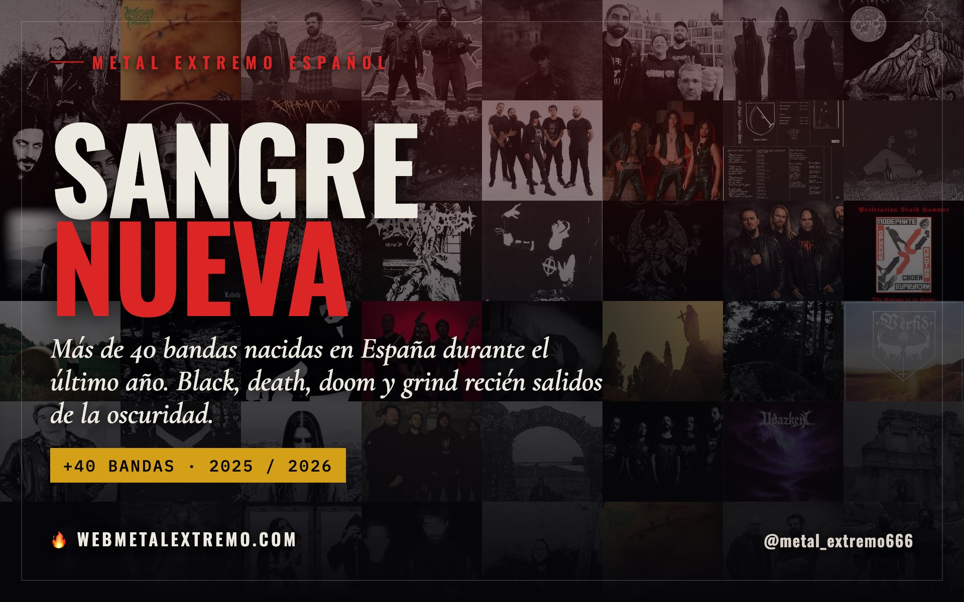 Sangre nueva: la explosión del metal extremo español del último año