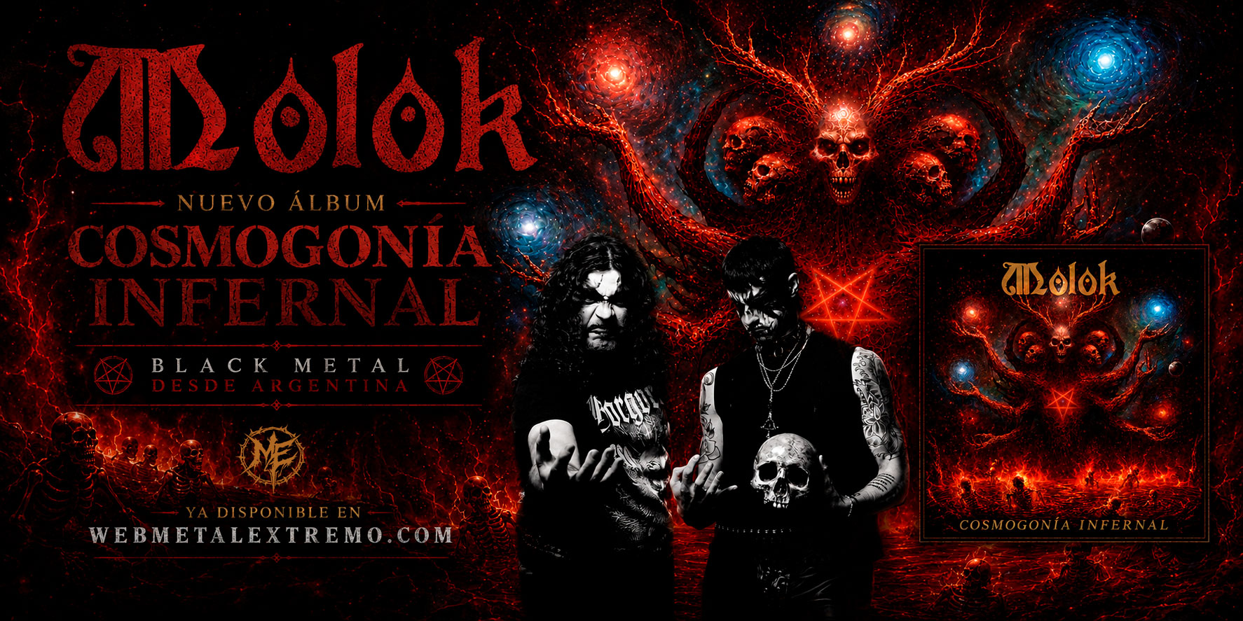 Molok publica su álbum debut, «Cosmogonía Infernal»