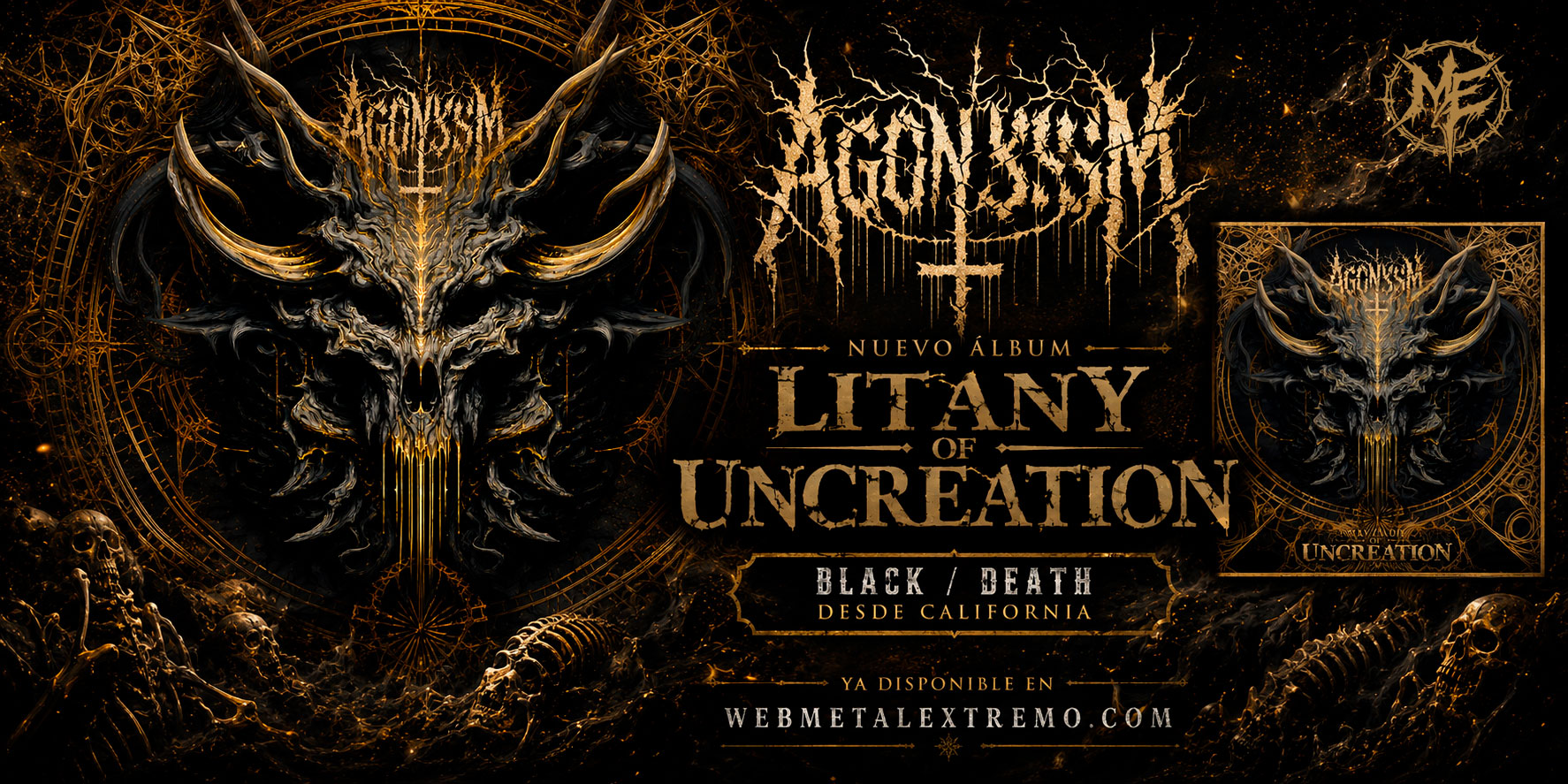 Agonysm publica su álbum debut, «Litany of Uncreation»
