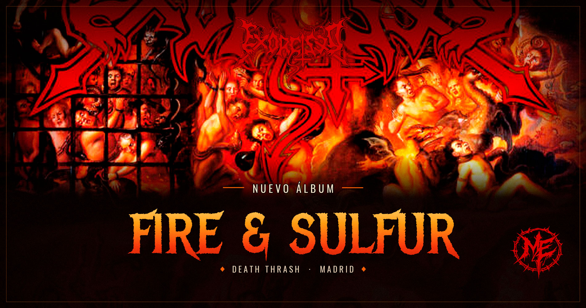Exorcised debuta con Fire & Sulfur, su primer largo de death/thrash