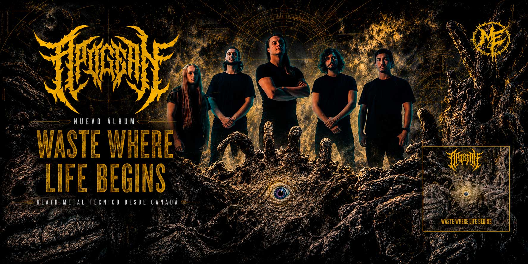 Apogean publican “Waste Where Life Begins”, su nuevo álbum junto a The Artisan Era