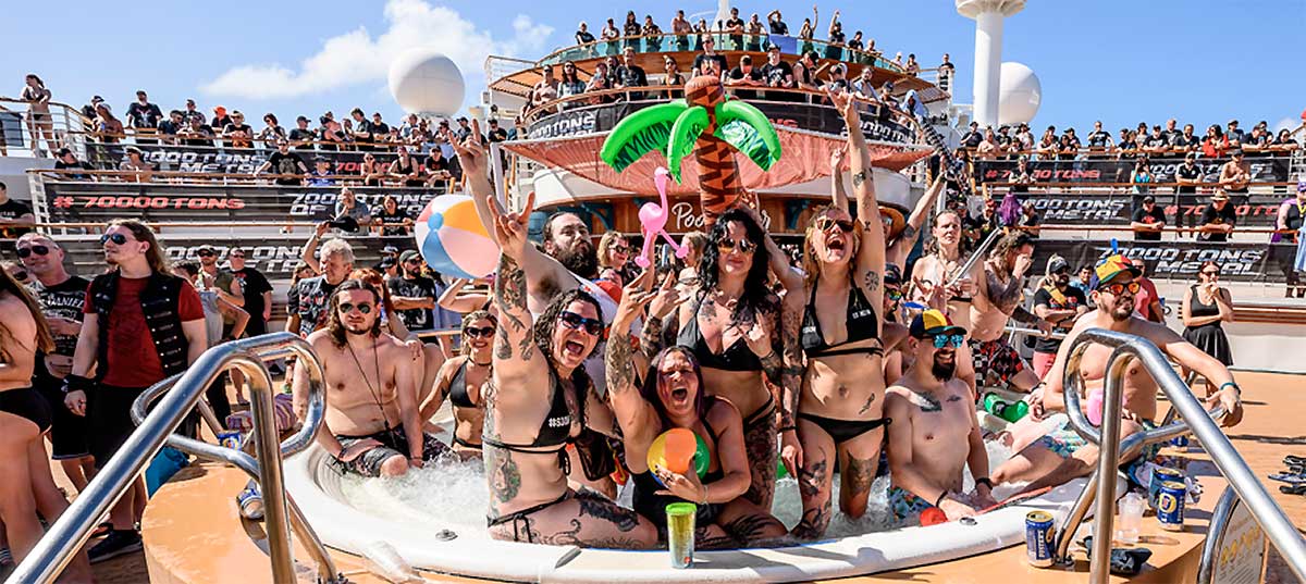 El crucero de Heavy Metal 70000TONS OF METAL desvela las primeras 14 bandas para su edición de 2027