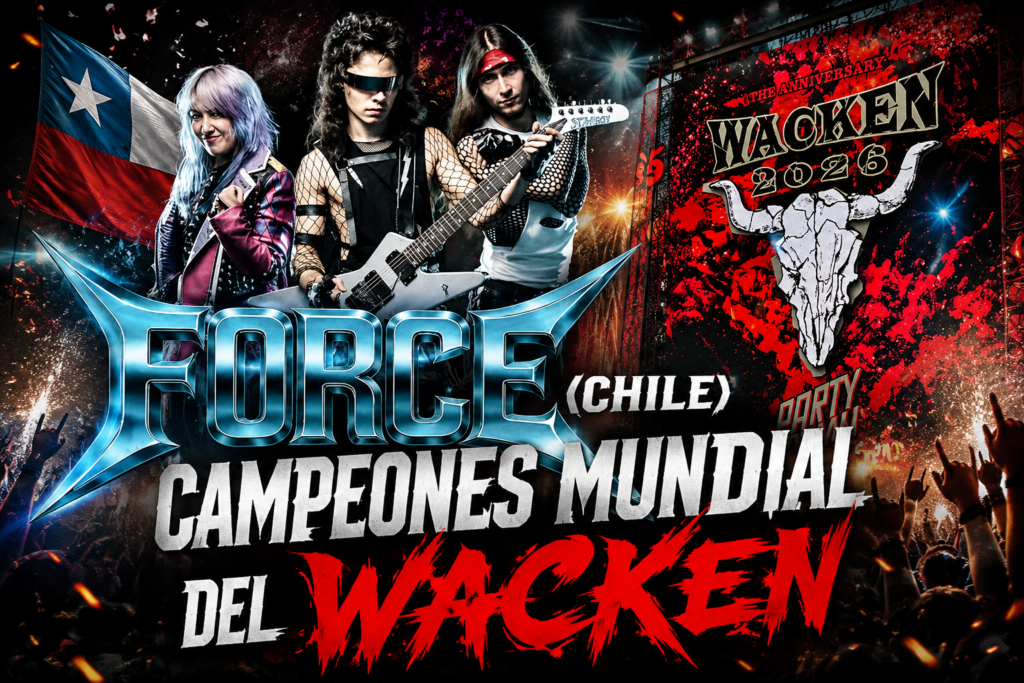 FORCE: la banda chilena que hizo historia con titulo mundial en Wacken Metal Battle 2026