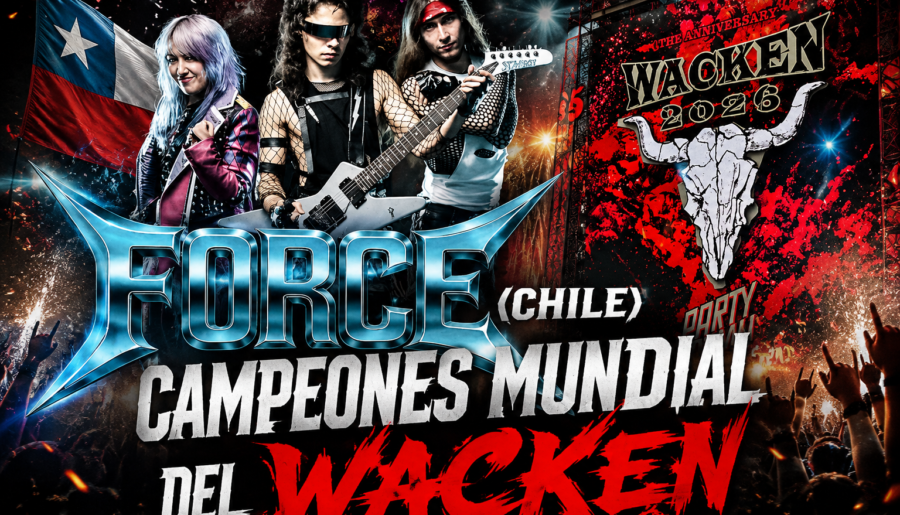 FORCE: la banda chilena que hizo historia con titulo mundial en Wacken Metal Battle 2026