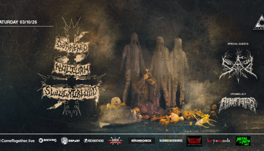 News: Black Temple presents: Darkened Nocturn Slaughtercult (DE) w/ Special Guests: SAD (GR) + Opening Act: Athanatos (GR)