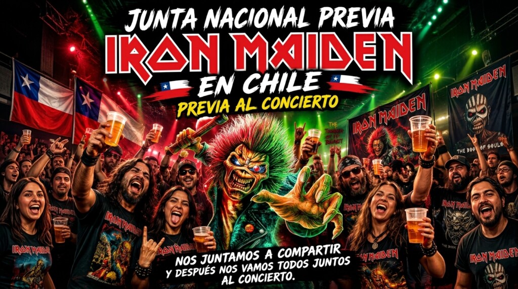 🤘🇨🇱 JUNTA NACIONAL PREVIA IRON MAIDEN EN CHILE 🇨🇱🤘 INFORMACIONES