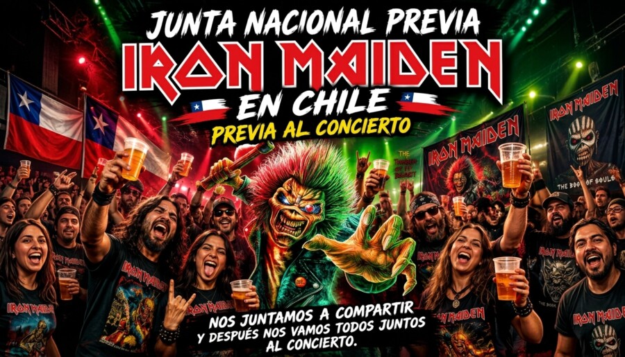🤘🇨🇱 JUNTA NACIONAL PREVIA IRON MAIDEN EN CHILE 🇨🇱🤘 INFORMACIONES